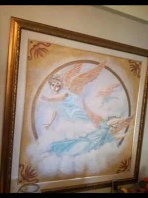 Hand-painted painting like new