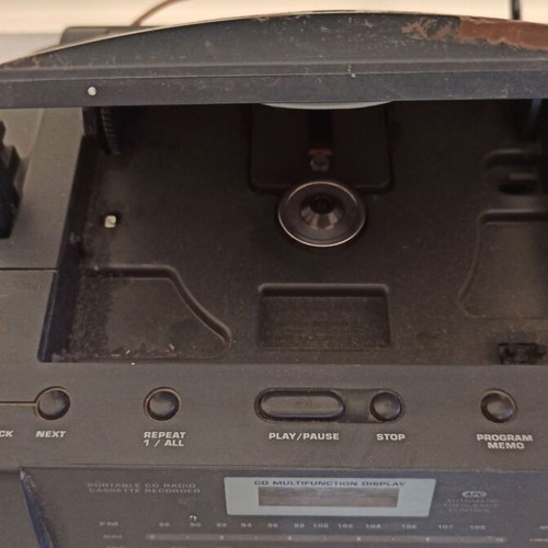 SABA Boombox ραδιοκασετόφωνο μοντέλο RCD 602 μεταχειρισμένο με προβλήματα