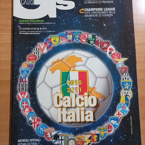 Περιοδικό Guerin Sportivo Aggiornamento Calcio Italia 2010-2011 σαν καινούργιο