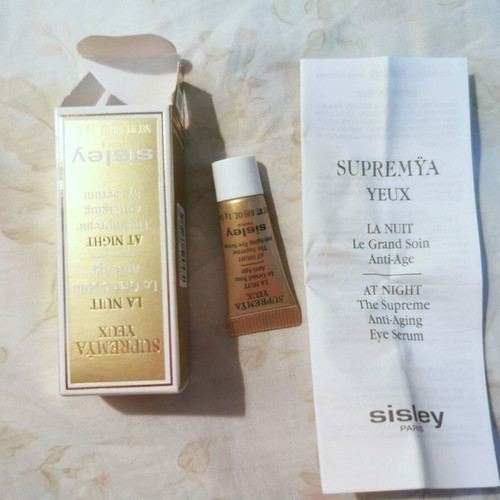 Sisley Paris Supremÿa Yeux Night Anti-Aging Eye Serum 1ml and Sisleÿa L'Intégral Anti-Âge Extra-Rich Cream 4ml