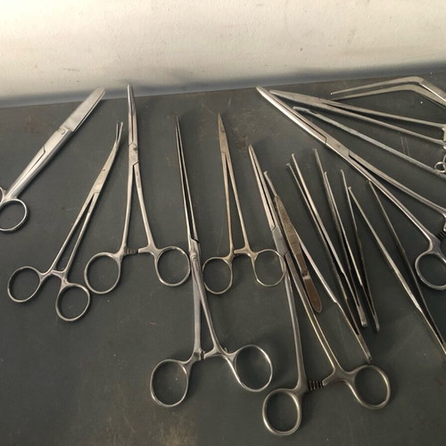 Medical tools like new, all together