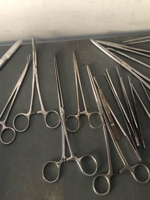 Medical tools like new, all together