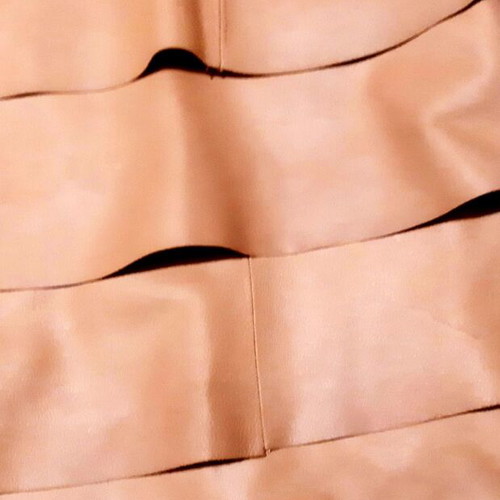 Zara Dress Medium/Large genuine leather brown, brand new