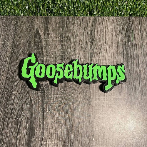 Goosebumps decorative logo 3d print new