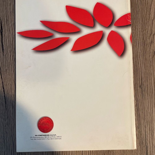 Olympiakos Official Yearbook 1999-2000 used, authentic