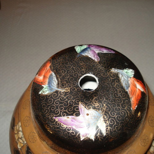 Pierced vase for lamp like new, 30cm 20cm