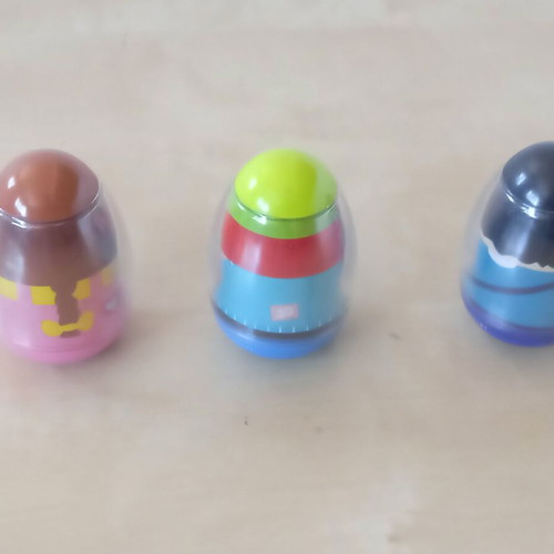 Hasbro Playskool Weebles figures pack of 3 used