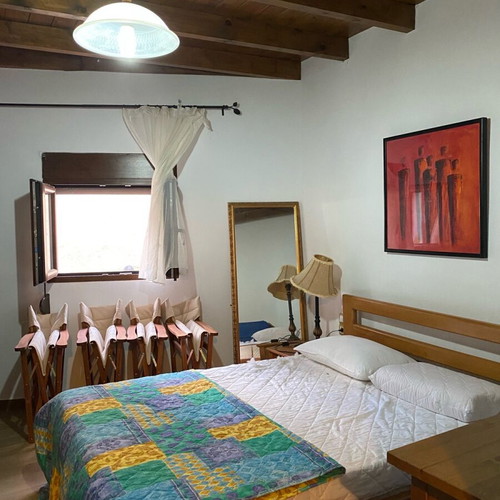 Stone-built maisonette 65 sqm with balcony and fireplace in Sitia