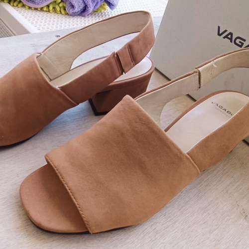 Vagabond Shoemakers Elena suede sandals size 37 new, brown