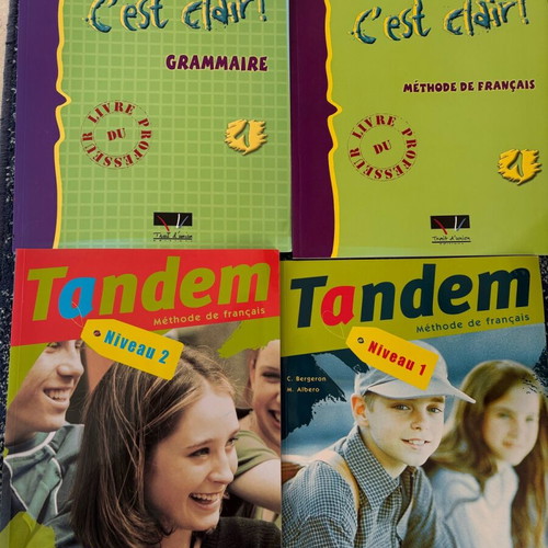 French learning books used for children