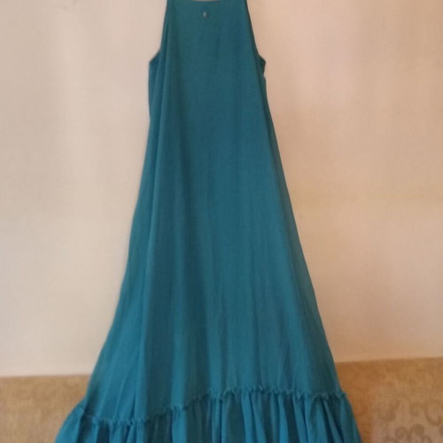 Maxi dress Doca new, turquoise, size M