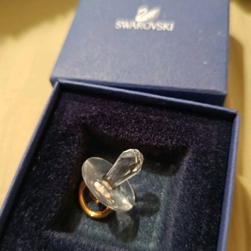 Swarovski pendant pacifier design like new
