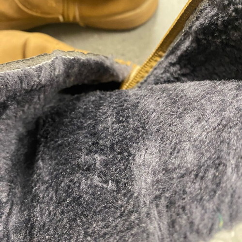 Girls' boots used, brown, size 35, warm