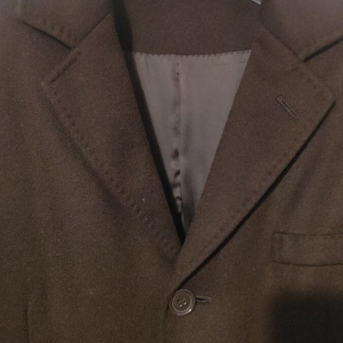 Artisti Italiani men's coat like new, brown, size L, wool and cashmere