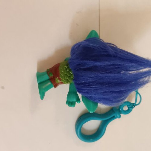 Trolls mini figure keychain used