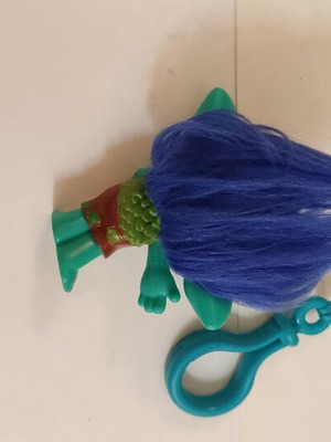 Trolls mini figure keychain used