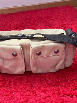 Versace Versus shoulder bag beige with brown strap like new