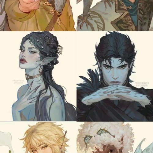 The Cruel Prince poster with characters from Holly Black
