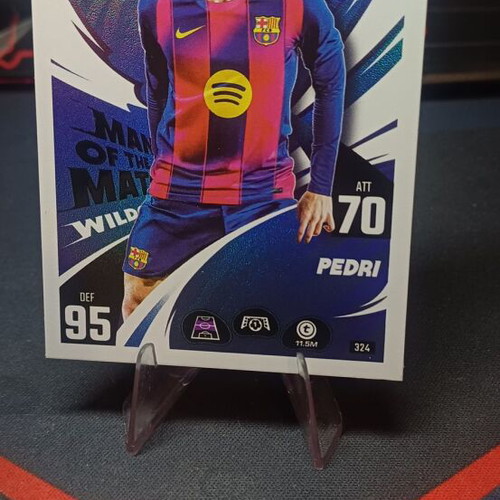 Topps Match Attax UCL FC Barcelona Man of the Match Pedri like new