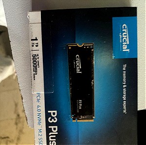 Crucial P3 SSD 1TB M.2 NVMe PCI Express 4.0 Σφραγισμένο