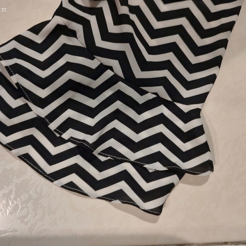 Day Billy Sabbado Chevron midi dress tunic black and white 4XL