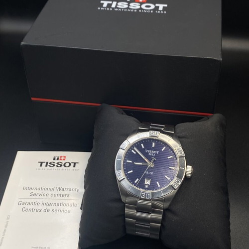 Tissot PR 100 Sport Gent watch, blue dial