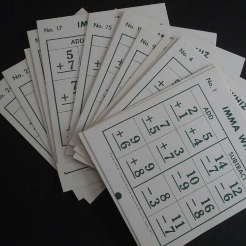 Imma Whiz Vintage Educational Math Game used, multiplication and division