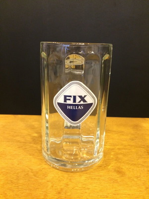 Fix Hellas beer glass 250ml like new