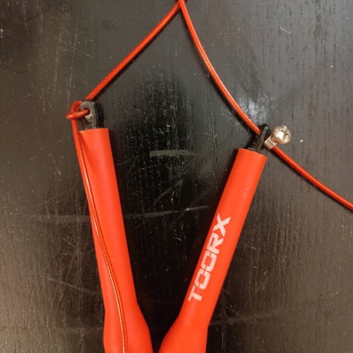 Toorx jump rope used, red