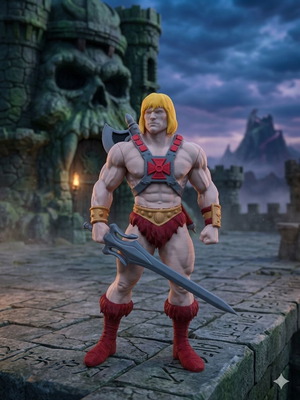 He-Man 3D figure made to order