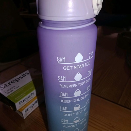 Plastic water bottle new 750 ml