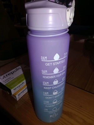 Plastic water bottle new 750 ml