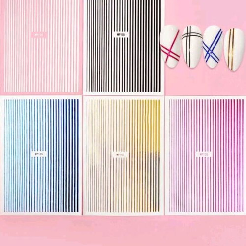 Nail stickers like new with storage book
