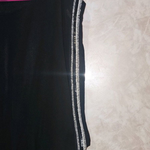 H&M dress used with sewn beads, black, size 36-M