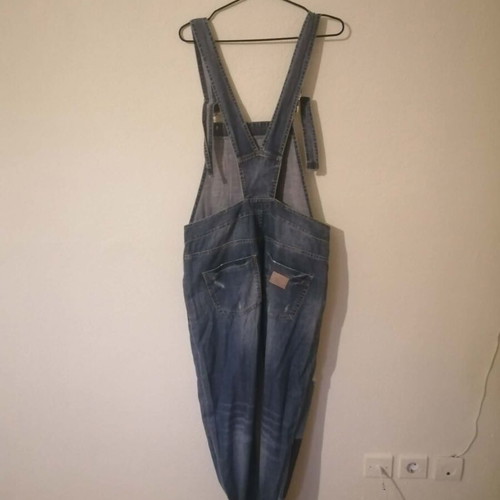 Seven denim overalls used, size M, blue