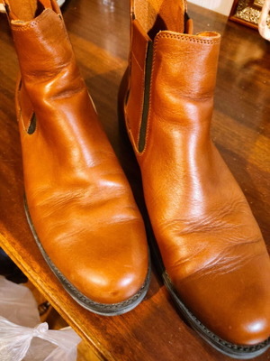 Damiani boots used, tan, size 43