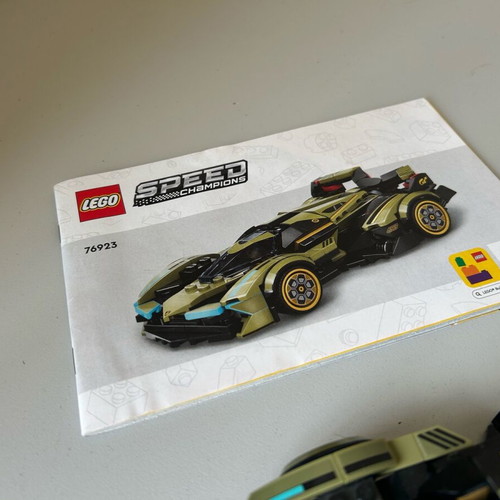Lego Lamborghini with instructions, fully assembled like new