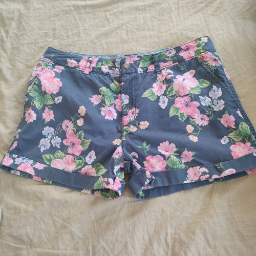 Pepe Jeans shorts used, size S, blue floral