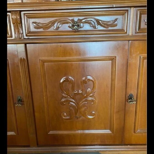 Hand-Carved Sideboard Like New