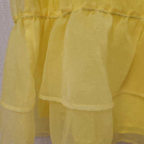 Résumé yellow dress size S with lining