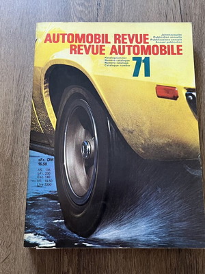 Revue Automobile 1971 book like new, French