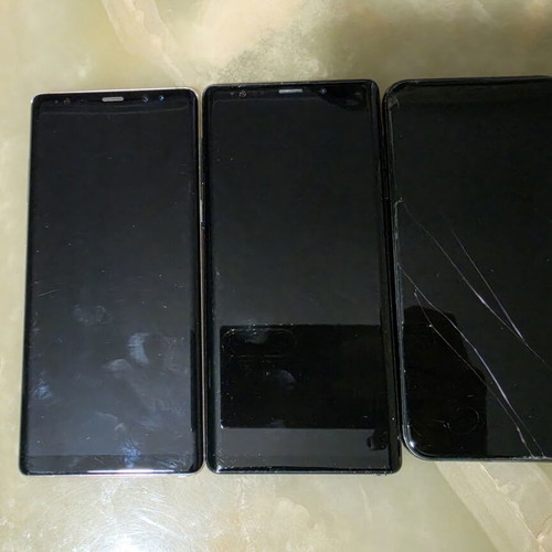 Samsung Galaxy Note 8, Note 9 and iPhone Xs Max used bundle