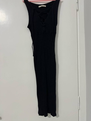 Bershka women's dress used, black, summer, bodycon