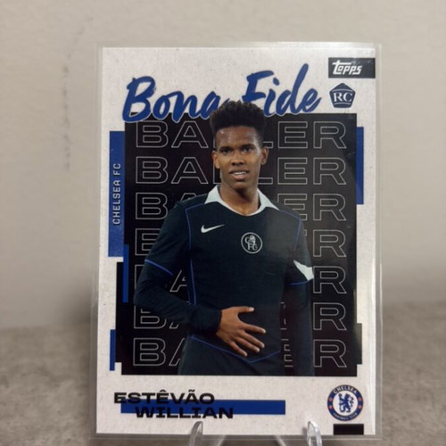 2025-26 Topps Chelsea Team Set Estevao Willian RC Rookie 2 cards new