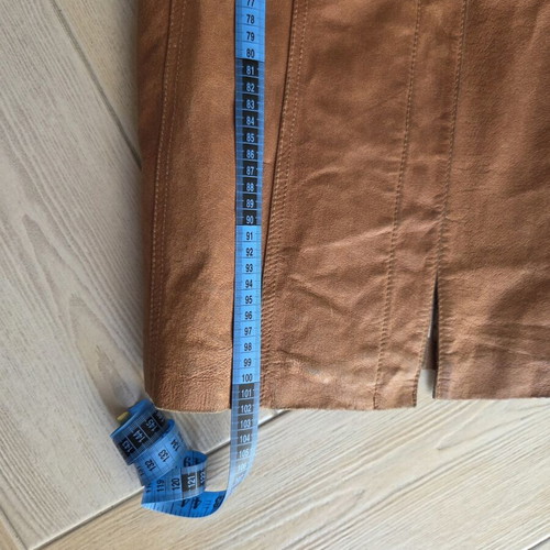 Maurices leather coat like new, brown, size XS