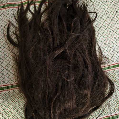 Wig synthetic, like new, brown