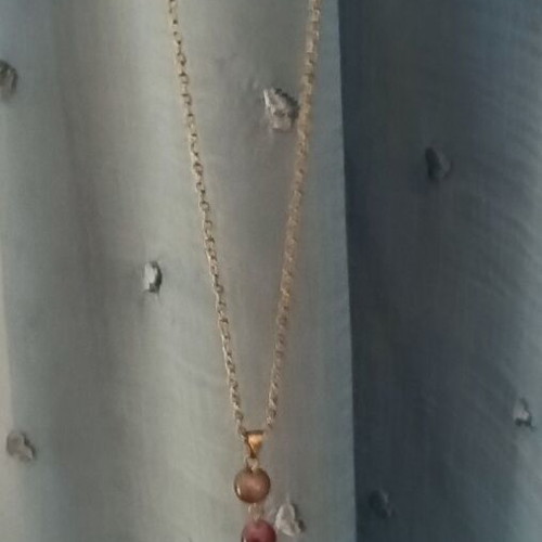 Necklace with 7 chakras new, 45+5 cm