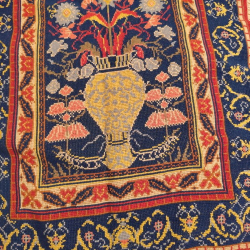 Handmade counted embroidery table runner new, length 73 width 40