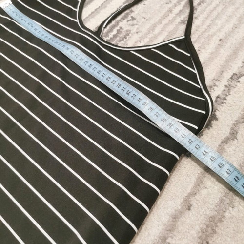 Shein summer dress size L like new, black and white