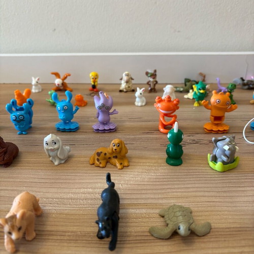 Kinder Joy and Surprise animal figures used, pack of 40 pieces